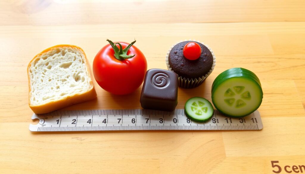 5 centimeter measurement food items